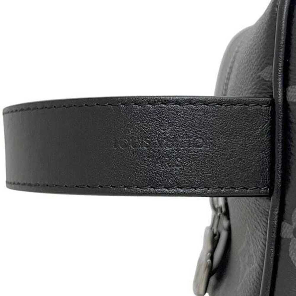 Louis Vuitton Locker Dopp Clutch Bag Black Eclipse Black Shoulder Handle Strap - Picture 8 of 10